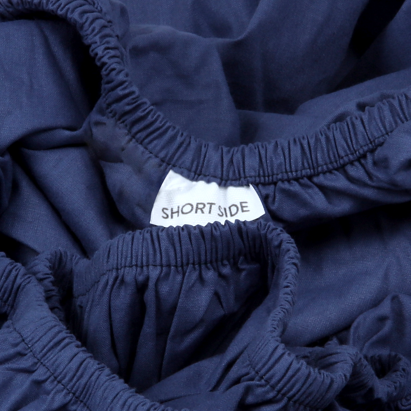 Classic Percale Fitted Sheet- Navy Blue