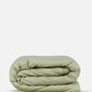 Classic Percale Duvet Cover- Sage Green