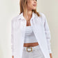 Basic Oversized Shirt - White