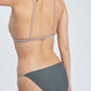 Shimmer Padded Bikini Set Grey