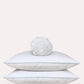 Classic Percale - Fitted Sheet Set- White with Jade Green Piped Edge