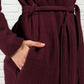 Muslin Cotton Bathrobe - Mulberry
