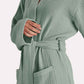 Muslin Cotton Bathrobe - Sage Green