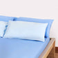 Lavish Sateen Pillowcase 2pcs - Baby Blue