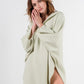 Cocoon Cotton Poncho-Light Green