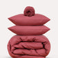 Classic Percale - Core Bedding Set - Carmine