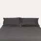 Classic Percale Fitted Sheet- Anthracite