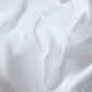 Classic Percale - Fitted Sheet Set- White with Anthracite Piped Edge