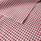 Checked Cotton Table Cloth - Burgundy - Ocoza