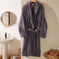 Spa Cotton Bathrobe - Dark Grey - Ocoza