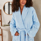 Spa Cotton Bathrobe - Blue