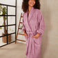 Spa Cotton Bathrobe Set 3 pcs - Lilac