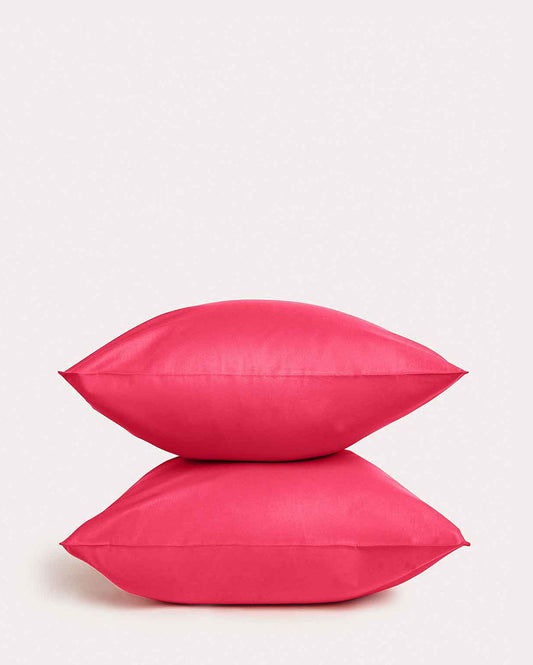 Classic Percale Pillowcase 2pcs - Fuchsia