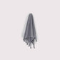 Cotton Tassel Towel Set - Grey (3 Towels)