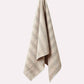 Cotton Velvet Towel Set - Milk Chocolate (2 pieces)